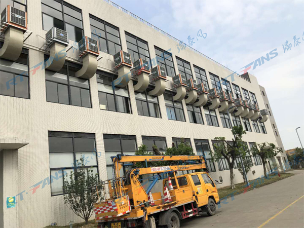 瑞泰風(fēng)中山車(chē)間通風(fēng)設(shè)備廠家案例圖